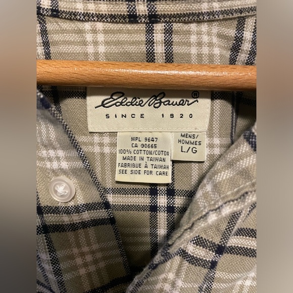 Vintage Eddie Bauer Flannel, men’s size large - Picture 2 of 3